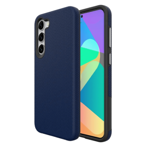 Triangle Shockproof Case With Anti Slip Grains for Samsung Galaxy A17 / A16 / A26 5G – Navy Blue